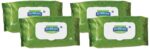 Medline FitRight Select Premium Personal Cleansing Wipes, 8 x 12, Fragrance-Free, White, 48/Pack (Pack of 4)