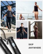 RENPHO Cordless Jump Rope, Weighted Jump Rope with Counter, Jump Ropes for Fitness, Smart Skipping Rope for Crossfit, Gym, Burn Calorie, APP Data Analysis, at-Home-Workout for Women Men Adult Kids - Image 9