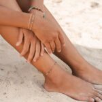 Lotus and Luna 2MM Master Healer Energy Chakra Healing Dainty Anklet Bracelet with Real Stones Jade, Pearl, Rose Quartz, Amethyst, Moonstone - Image 5