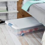 Sterilite 4-Pack Latching Box, Under Bed Storage Bins with Lids, Clear Plastic, 56 Quart - Image 5