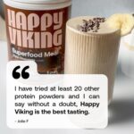 Happy Viking Triple Chocolate Protein + Superfoods Powder, Created by Venus Williams, 20G Protein, Low Carb, Keto, Vegan, Gluten-Free, Non-GMO, Complete Meal Replacement, 1 Canister (24 oz.) - Image 5