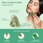 PLANTIFIQUE Jade Roller & Gua Sha Set – Real Jade Facial Tools for Skin Care Routine – Certified Face Massager for Radiant Skin - Image 5