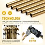 Wind Chimes for Outside, 30"Memorial Wind Chimes with 24 Copper Tubes and 16 Copper Bell for Garden,Patio,Window Wind Chime Hanging Decoration,Bronze Memorial Sympathy Wind Chimes Gifts for Mom - Image 3
