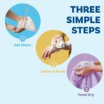 Scrubzz Disposable No Rinse Bathing Wipes - All-in-1 Single Use Shower Wipes, Simply Dampen, Lather, and Dry Without Shampoo or Rinsing (Unscented, 2-Pack) - Image 3