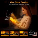 Gritin 19 LED Rechargeable Book Light for Reading in Bed with Memory Function- Eye Caring 3 Color Temperatures,Stepless Dimming Brightness,80 Hrs Runtime Lightweight Clip on Light for Book Lovers - Image 7