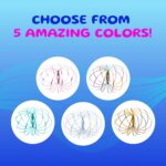 Mozi Geometric Magic Flow Bracelet - Easy to Use - 3D Bracelet Spiral Toy, Spinning Bracelet Spiral for Children and Adults (Iridescent) - Image 5