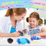 Cevioce 5Pcs Fidget Toys Adults Pack,Stocking Stuffers for Teens Boys Girls,Autism Sensory Toys with Fidget Spinner Slug Magnetic Rings,Squishy Fidget Toys ADHD Stress Relief, for Kid-B - Image 4