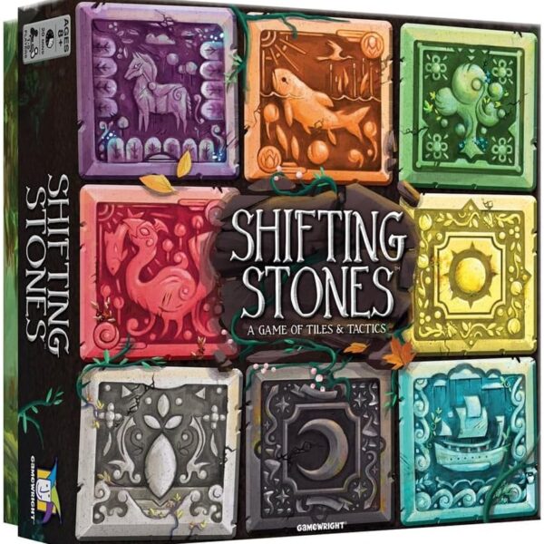 Gamewright - Shifting Stones – A Visual, Decision-Making Family Strategy Game of Tiles, Cards, and Tactics, 8 years +