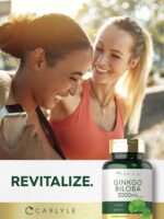 Carlyle Ginkgo Biloba 3000mg | 400 Tablets | Non-GMO, Gluten Free Herbal Supplement - Image 7
