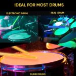 Light Up Drum Sticks Rechargeable 15 Color Changing Led Personalized Drumsticks for Adults Kids Drummer Gifts Drum Accessories - Image 7