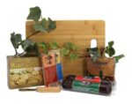 Gift Basket Village Charcuterie Board Gift Set – Bamboo Cutting Board, Three-Pepper Crackers, Italian Sausage, Wisconsin Cheese, Cheese Spread, and Knife – Wedding or Housewarming Gift - Image 2