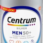 Centrum Silver Men's 50+ Multivitamin with Vitamin D3, B-Vitamins, Zinc for Memory and Cognition - 200 Tablets