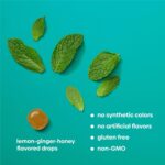 UpSpring Stomach Settle Drops for Occasional Nausea Relief/Upset Stomach with Ginger, Lemon, Spearmint, and B6. Mint Flavor Drops, 28 Ct(Packaging May Vary) - Image 2