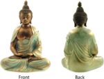 7.5" Gold Buddha Statue for Home Decor - Serene Meditation Decor, Zen-Inspired Buddha Sculpture with Blessing Services Included - Image 3
