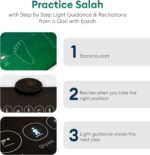 My Salah Mat for Adults - Smart Interactive Prayer Mat for Adults & Reverts Learning Surahs, Salah, Duas, & More - Muslim Prayer Rug with 25 Touch Keys, Padded Prayer Mat Layer, & Speaker for Ages 8+ - Image 4