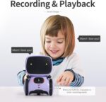 GILOBABY Kids Robot Toys, Interactive Robot Companion Smart Talking Robot with Voice Control Touch Sensor, Singing, Dancing, Recording, Repeat, Birthday Gifts for Girls Ages 3+ Years (Purple) - Image 2