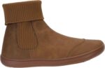 WHITIN Women's Wide Barefoot Ankle Boots | Minimalist Chelsea Styles | Zero Drop | Stacked Sock-like Cuffs - Image 2