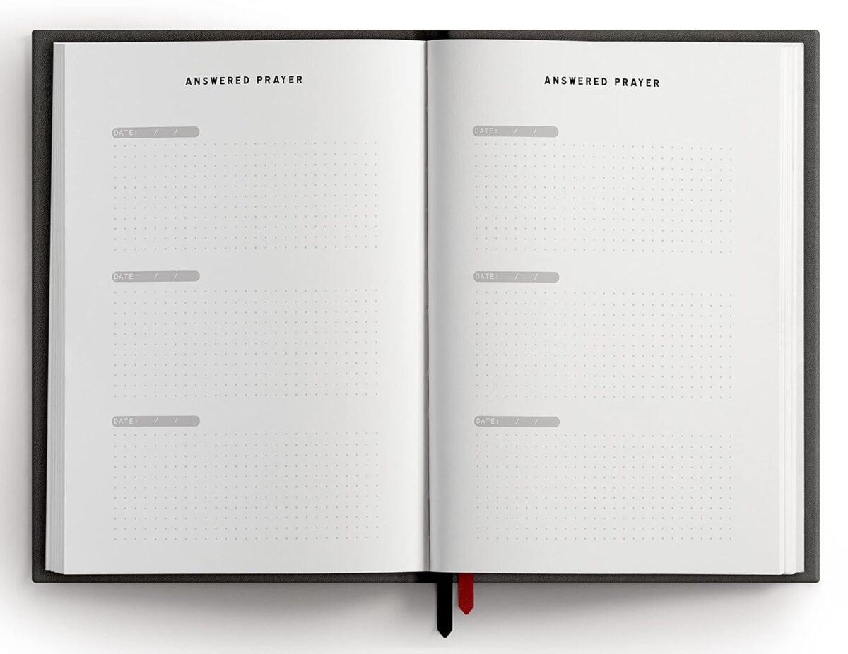 The Prayer Journal for Him: A Daily Christian Journal for Men to Practice Gratitude, Reduce Anxiety and Strengthen Your Faith (Premium Vegan Leather Hardcover) - Image 2