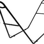 Sunnydaze Universal Double Hammock Stand Only - 550-Pound Capacity - Heavy-Duty Hammock Stand for Outside - Fits 9 to 14 Foot Hammocks - Black