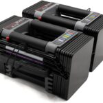PowerBlock Elite EXP Adjustable Dumbbells, Sold in Pairs, Stage 1, 5-50 lb. Dumbbells, Durable Steel Build, Innovative Workout Equipment, All-in-One Dumbbells, Expandable with Expansion Kits