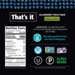 That's it. Blueberry Probiotic Fruit Bars, Helps Promote Healthy Gut & Digestion, No Refrigeration, 100% All Natural, Allergen Friendly (12 Pack) - Image 3