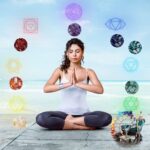 Backflow Incense Burner Ceramic Incense Waterfall 7 Chakras Crystal Tree Incense Holder Namaste Yoga Meditation and Home Decor - Image 2