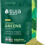 Suja Organic Greens Powder Probiotic Blend, Spirulina, Daily Superfood Drink or Smoothie Mix for Immune Support, Digestion, & Energy, Vegan, Gluten Free, Non GMO, 30 Servings