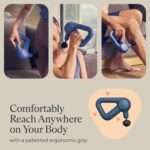 TheraGun Relief Handheld Percussion Massage Gun - Easy-to-Use, Comfortable & Light Personal Massager for Every Day Pain Relief Massage Therapy in Neck, Back, Leg, Shoulder and Body (Navy) - Image 3