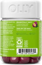 OLLY Daily Energy Gummy, Caffeine Free, Vitamin B12, CoQ10, Goji Berry, Adult Chewable Supplement, Tropical Flavor - 60 Count - Image 8