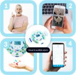 KLIM Smart Pill Dispenser Machine with Alarm + WiFi App Monitoring + 28 Day Medicine Dispenser + Automatic Pill Dispenser for Elderly with Alarm & Alzheimers Care + Lock Key + New 2024 - Image 2