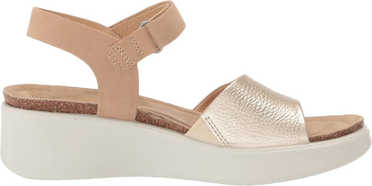 ECCO Women's Flowt Wedge Cork Sandal - Image 6
