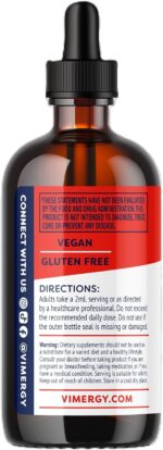 Vimergy Total Immune Blend*– Fast-Absorbing Immune Support – All-Season, zinc, Thyme and Mullein Drops – Non-GMO, Vegan, USDA Organic, 57 serv (115 mL) - Image 8