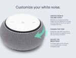 SNOOZ Smart White Noise Sound Machine - Real Fan Inside for Non-Looping White Noise, Sleep Aid for Adults, Travel, Sleeping, Bedroom, Portable, Baby Registry Essential - Cloud - Image 2