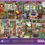 Ceaco - 4 in 1 Multipack - Tracy Flickinger - (4) 500 Piece Jigsaw Puzzle