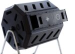 FCMP Outdoor IM4000 Dual Chamber Tumbling Composter Canadian-Made, 100% Recycled Resin - Outdoor Rotating Compost Tumbler Bin for Garden, Kitchen, and Yard Waste, Black (37 Gallon) - Image 9
