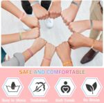 JUNEBRUSHS 64pcs Motivational Quote Silicone Bracelets Bulk Colored Inspirational Rubber Wristbands Unisex Accessories for Women Men Teens Teacher Home Office Party Favor Gifts Supplies (16 Designs) - Image 3