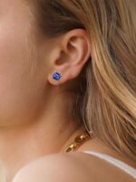 ChicSilver 925 Sterling Silver Sparkling Heart/Round/Princess Cut Birthstone Stud Earrings for Women Birthday Jewelry (with Gift Box) - Image 3