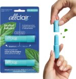 Nausea Relief Inhaler - All-Natural Remedy for Motion Sickness, Morning Sickness, Stress, and Queasiness - Fast-Acting, Drug-Free, Non-Drowsy & Portable Travel Essential - Pack of 2 Inhalers