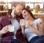 Monogrammed Ceramic Large Coffee Mug Tea Cup Women Wife Gifts Ideal from Husband Happy Birthday Wedding Romantic Best Cool Personalized Unique Special Cute Custom Christmas Xmas Valentines Present,M - Image 6