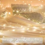 SUDDUS 33ft 100 LED Outdoor String Lights, Warm White Fairy Lights Battery Operated with Remote, Led Twinkle Lights for Bedroom, Dorm, Backyard, Wedding, Tree, Mason Jar, Wall, Christmas - Image 7