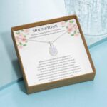 AnotherKiss New Beginnings Gifts Moonstone Necklace for Women, Sterling Silver Moonstone Jewelry, Divorce Gifts, Healing Gifts, New Job Gifts, Sobriety Gifts for Women - Image 4