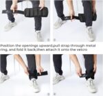Sportneer Adjustable Ankle Weights 1 Pair 2 4 6 8 10 Lbs Leg Weight Straps for Women Men, Weighted Ankle Weights Set for Gym,Fitness, Workout,Walking, Jogging,1-5 lbs Each Ankle, 1 Pair 2-10 lbs - Image 6
