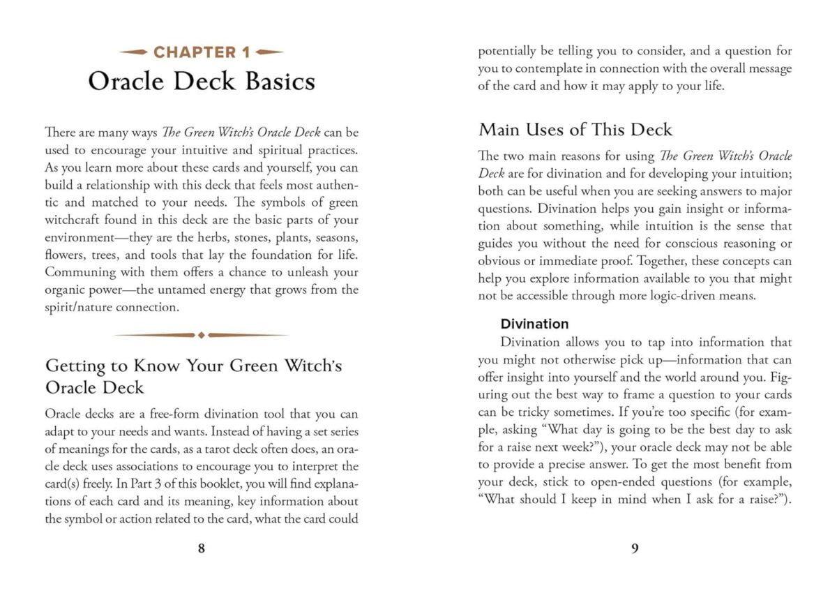 The Green Witch's Oracle Deck: Embrace the Wisdom and Insight of Natural Magic (Green Witch Witchcraft Series) - Image 3