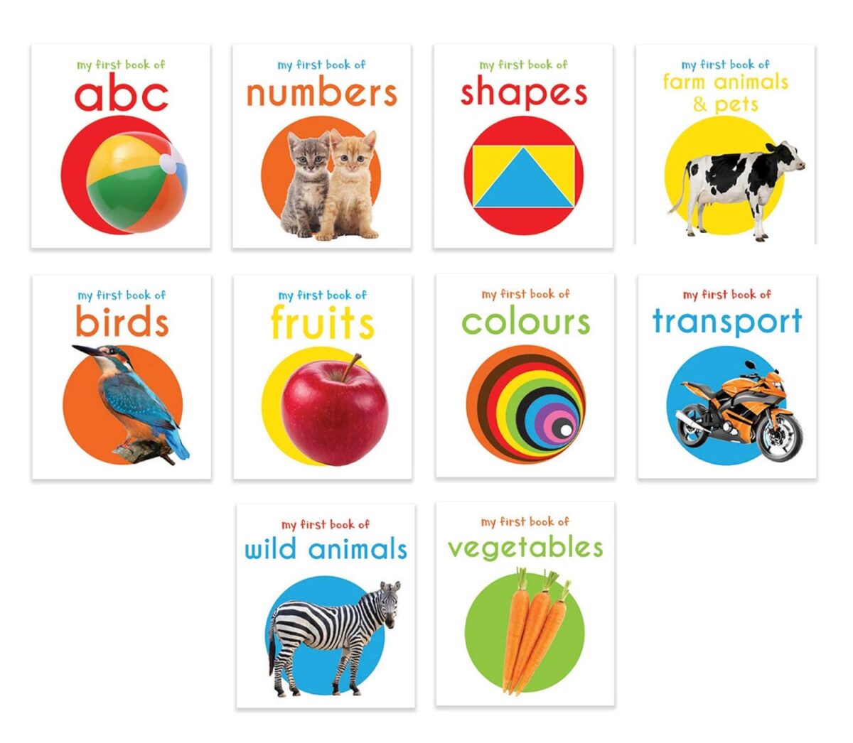 My First Library: Boxset of 10 Board Books for Kids - Image 10