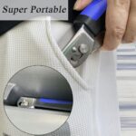 2Pack Folding Car Door Assist Handle for Elderly Vehicle Supports Handles for Seniors, Handicapped, Pregnant and Drivers etc. to Get in and Out of The Car Blue and Red - Image 4