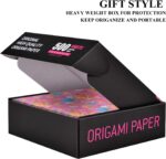 Japanese Washi Origami Paper 500 Sheets, 10 Vivid Colors, Colors Make Colorful and Easy Origami,6 Inch Square Sheet, for Kids & Adults, Papers, Arts and Crafts Projects (E-Book Included) - Image 4