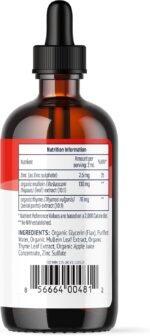 Vimergy Total Immune Blend*– Fast-Absorbing Immune Support – All-Season, zinc, Thyme and Mullein Drops – Non-GMO, Vegan, USDA Organic, 57 serv (115 mL) - Image 3