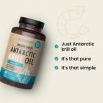 Antarctic Krill Oil – 1000mg Omega-3 Supplement with EPA, DHA & Astaxanthin – Phospholipid-Rich for Heart, Brain, Joint & Immune Support – No Fishy Aftertaste – 60 Softgels - Image 4