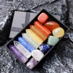 Chakra Crystal Stones Healing Kit, Healing Crystal Wands Crystals Points Reiki, 7 Chakra Set Tumbled Stones Reiki Chakra Meditation Therapy - Image 8