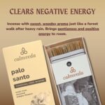 Holy Palo Santo Incense Sticks - 80 Charcoal Free Incense, Made from Upcycled Flowers | Cleansing Incense Sticks Spiritual or Inciensos para Sacar Malas Energias - Image 3